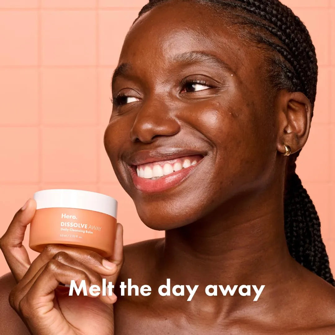 Bálsamo Limpiador Diario Dissolve Away 65ml | Hero Cosmetics®, Limpieza Profunda, Suave y Eficazmente Desmaquillante