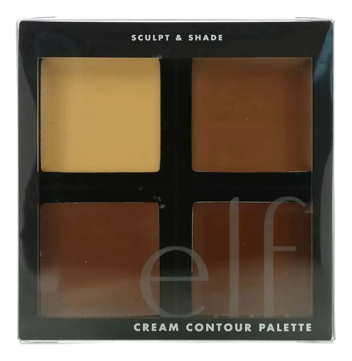 ELF Cream Contour & Highlight Palette Light Medium | Contorno Cremoso Fácil de Difuminar | DropPower MX