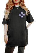 Playera Negra Mujer – Control Gamer Retro | Minimalismo Urbano