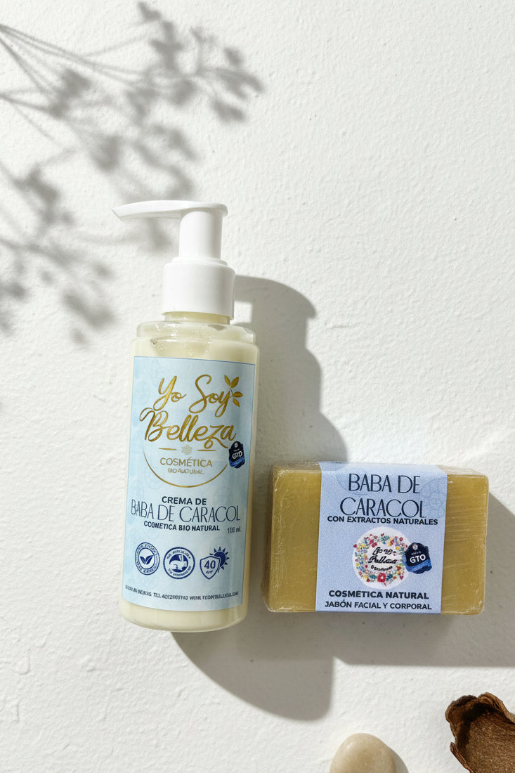 Crema de Babá de Caracol +  jabón de baba de caracol