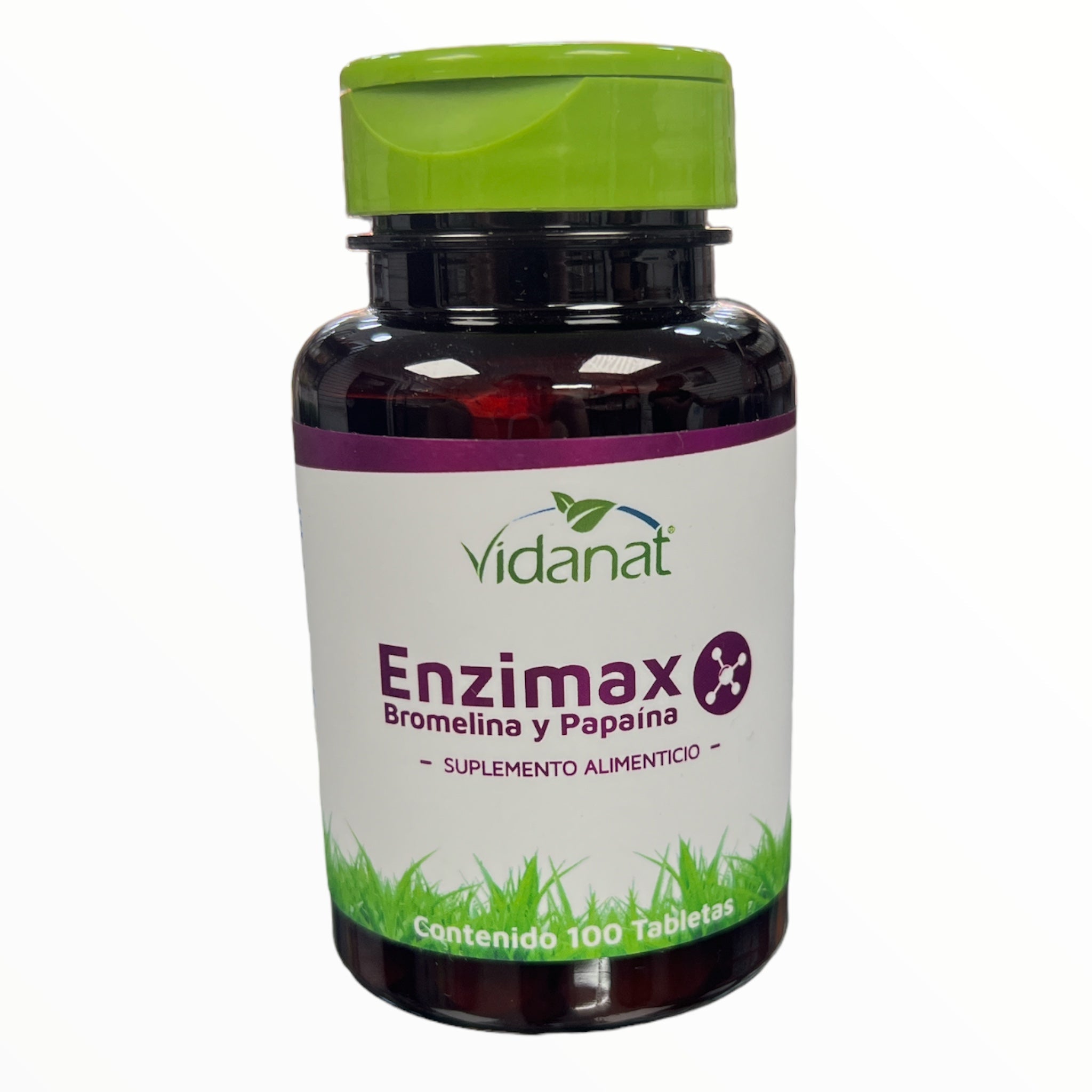 TAB ENZIMAX BROMELINA Y PAPAINA C/ 100 VIDANAT