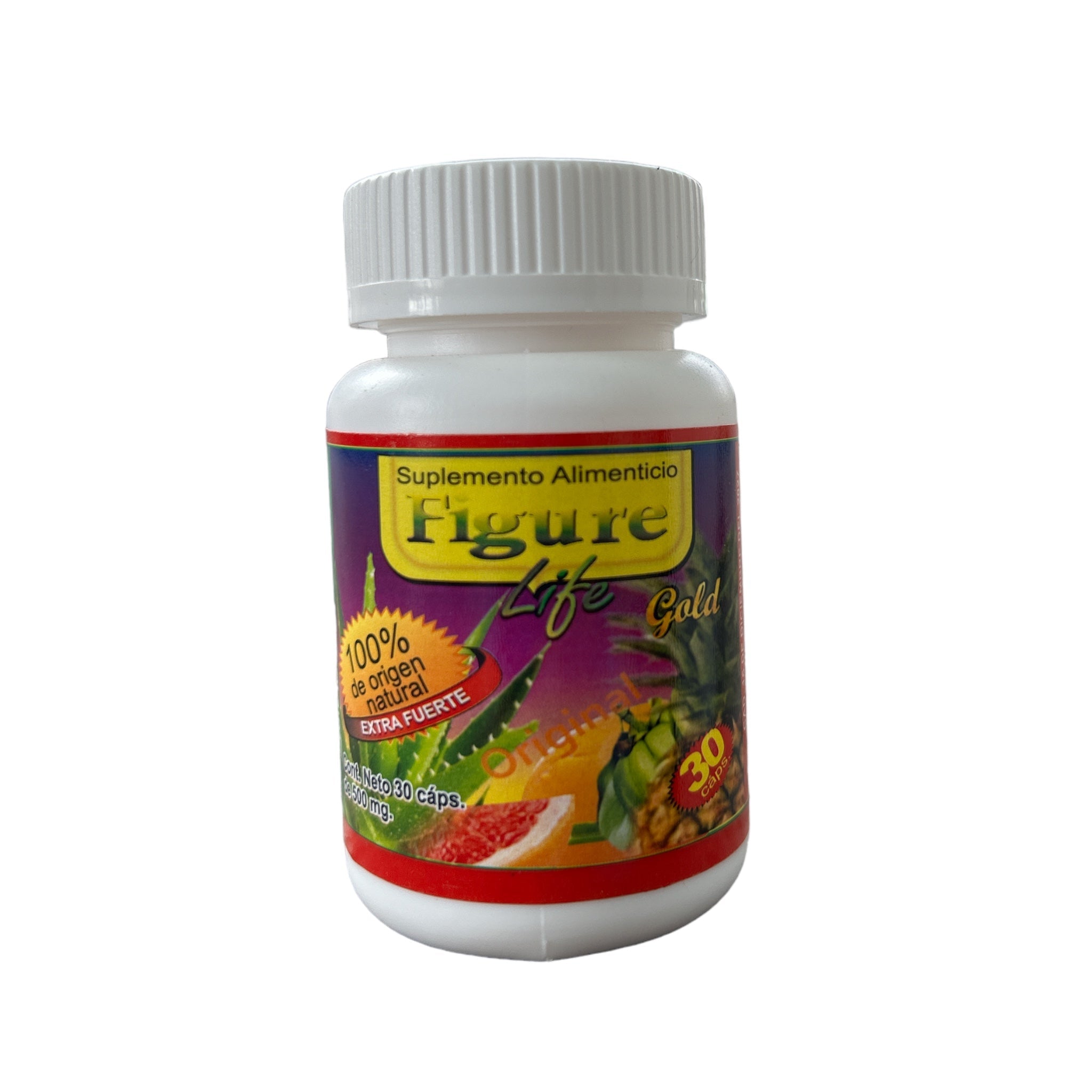 Figure Life Gold 30 cápsulas con L-Carnitina, Garcinia y Té Verde