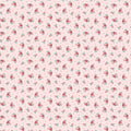 1/2 metro de Tela Mini Campanillas Florales sobre rosa Poppie Cotton - 110 cm