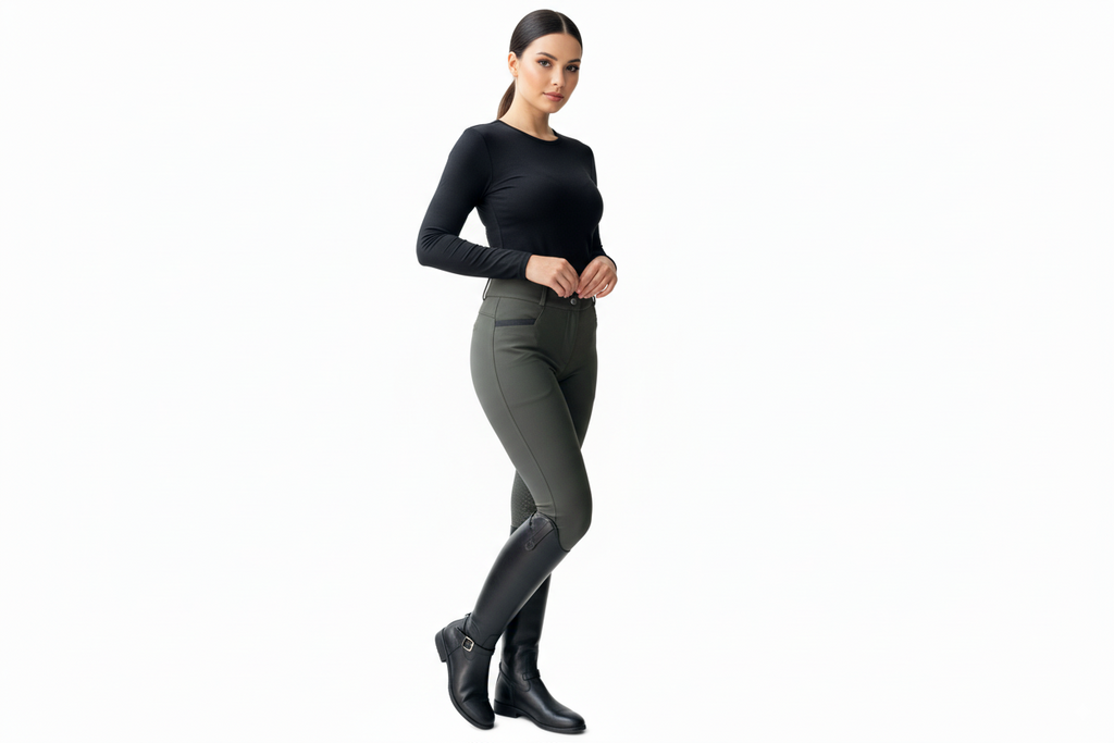 Pantalón De Montar Para Mujer – Breeches Ecuestres Con Tecnologia High Rise