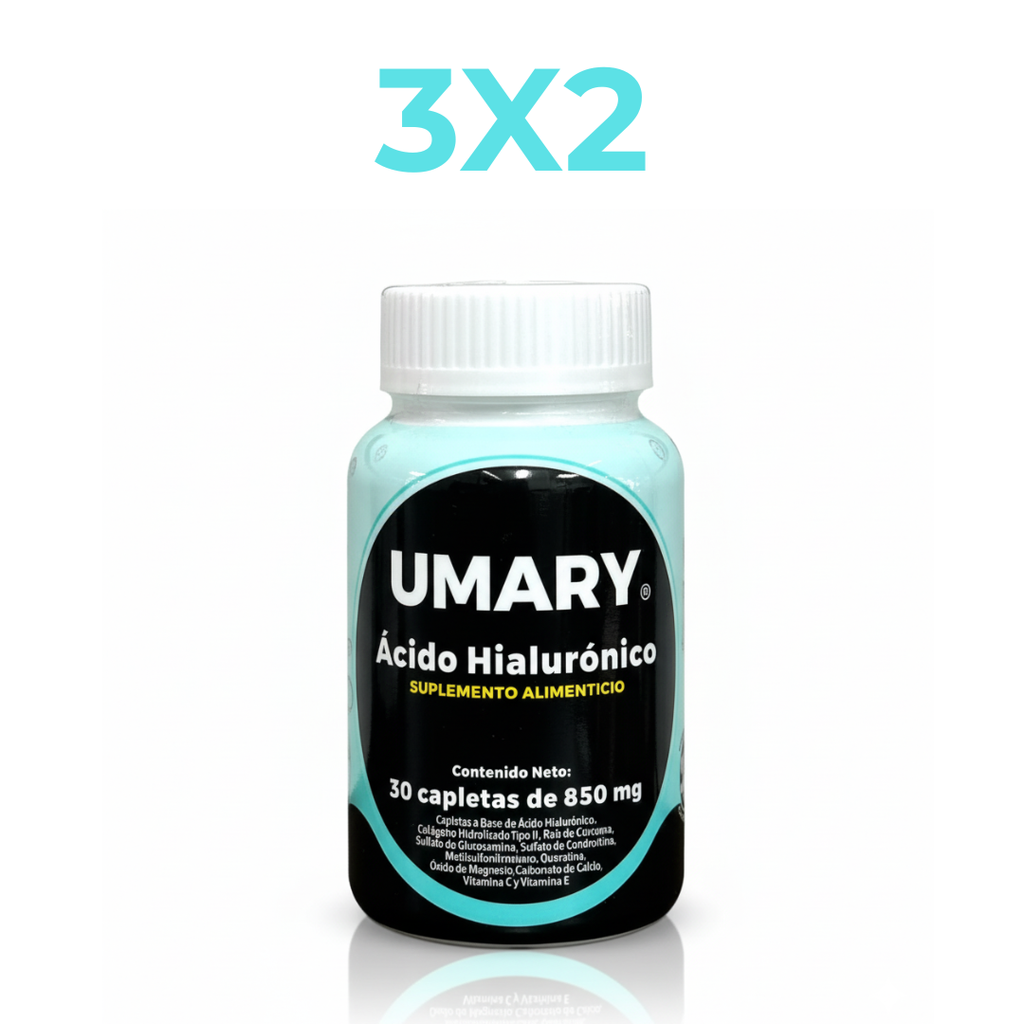Umary Ácido Hialurónico 30 cápsulas suplemento articulaciones Kukamonga