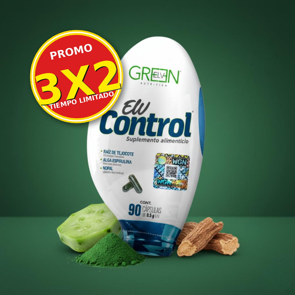 Elv Control 90 cápsulas Green Elv Nutrition