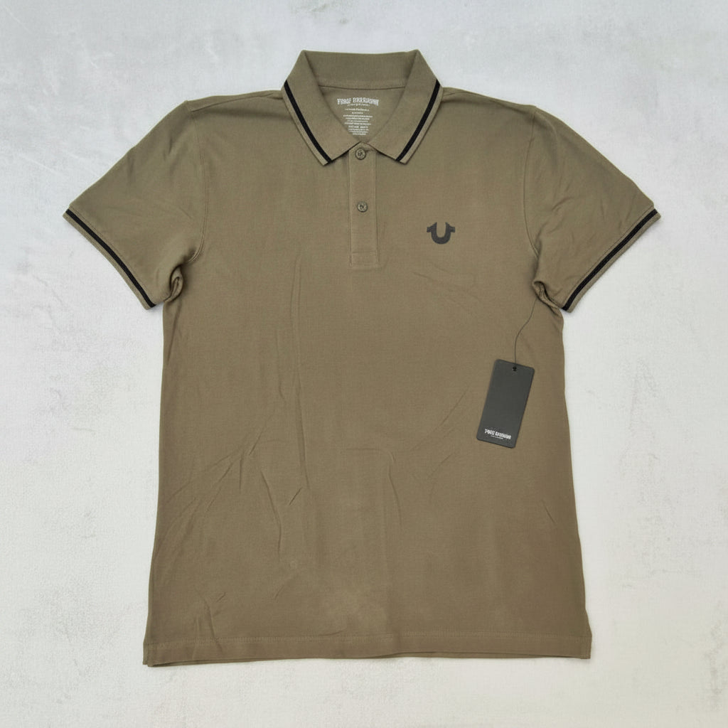 Playera Polo True Religion Hombre — Corte Clásico con Logo