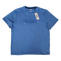 Playera Cuello Redondo DKNY Hombre — Azul Acero Logo DKNY Relieve Grande Talla XL