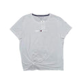 Playera Cuello Redondo Tommy Hilfiger Blanca Logo Bordado Talla M