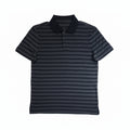 Playera Polo Calvin Klein Hombre — Negro Rayas Tono sobre Tono Talla M