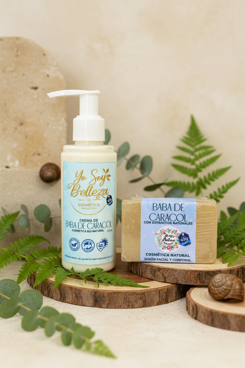 Crema de Babá de Caracol +  jabón de baba de caracol