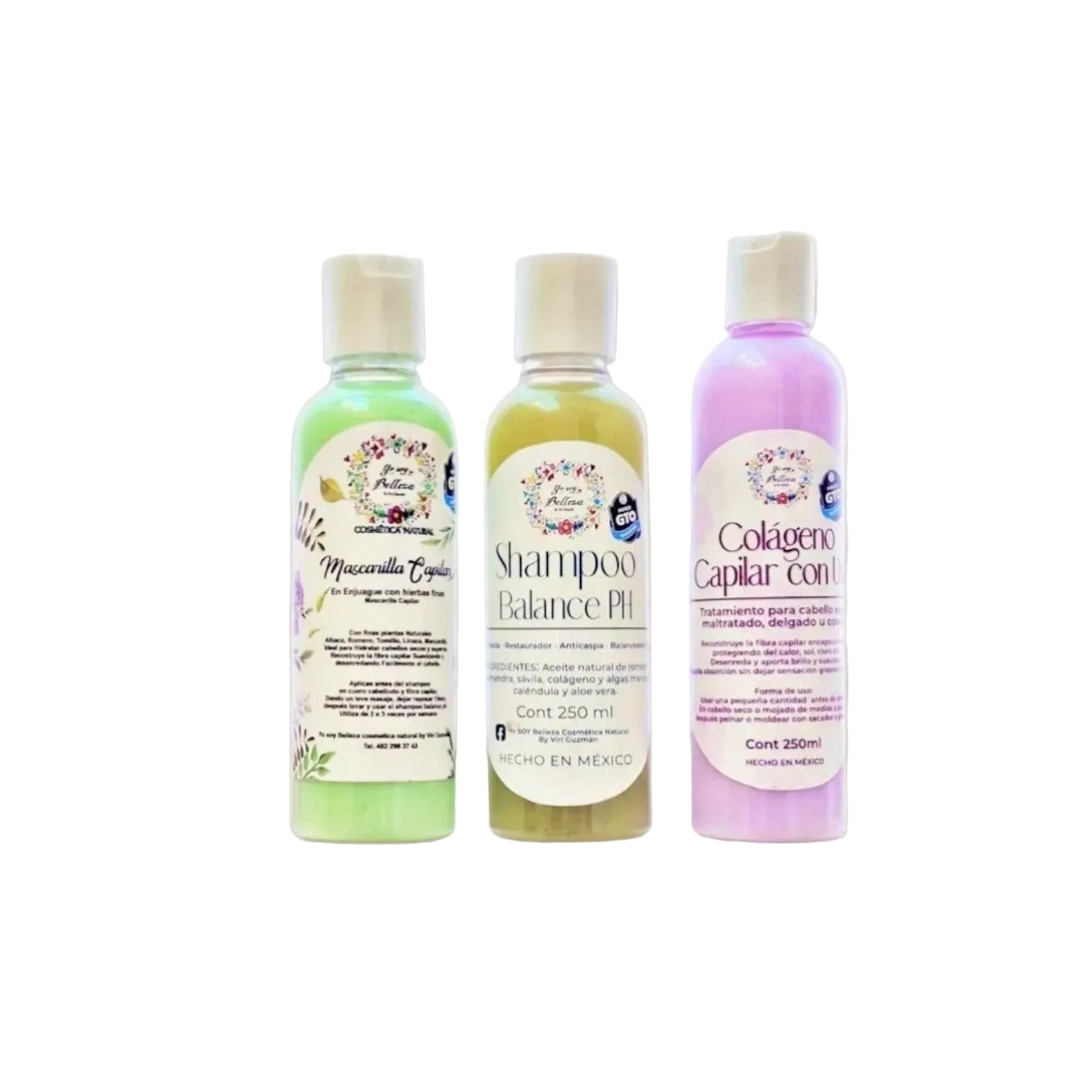 Kit de cabello Renovado anticaída 3 pz de 250ml