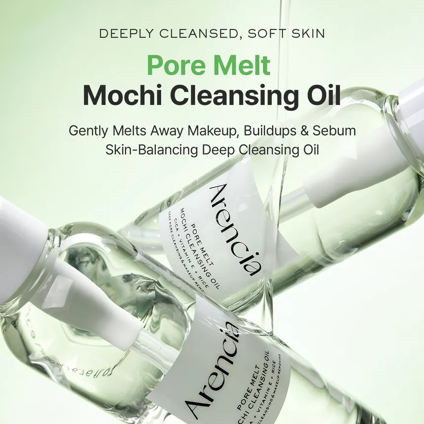 Arencia - Pore Melt Mochi Cleansing Oil | Aceite limpiador 200 ml
