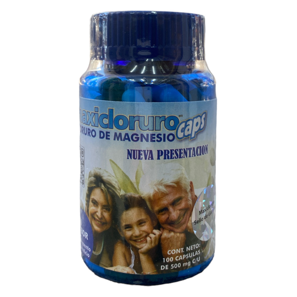 CAP MAXICLORURO  CLORURO DE MAGNESIO C/100 MAXIPRODUCTOS