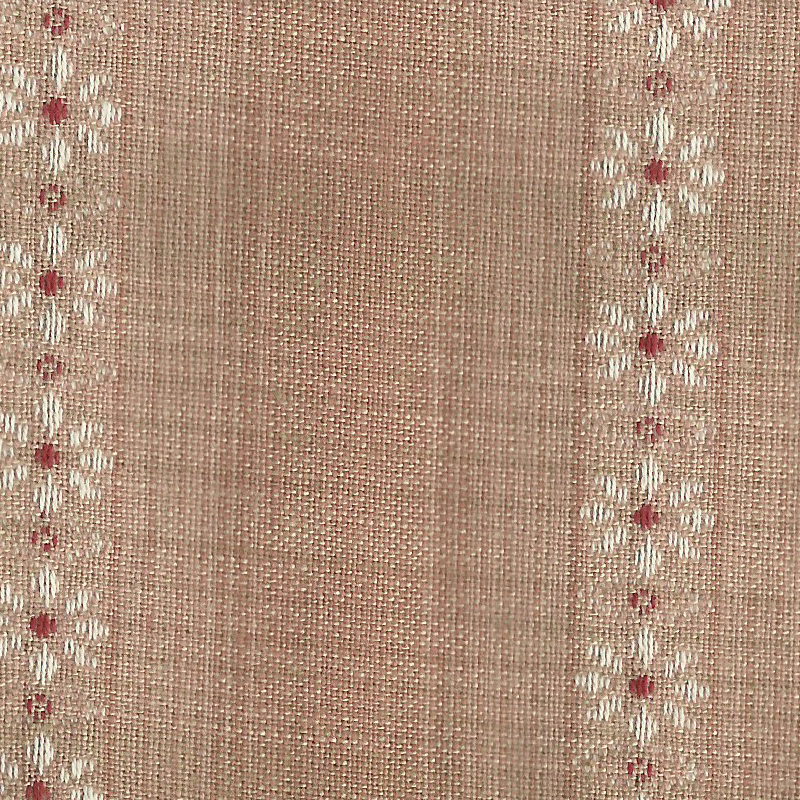 1/2 metro Nikko Floral rosa beige Japonés Homespun