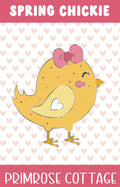 Guardagujas Pollito de Primavera amarillo
