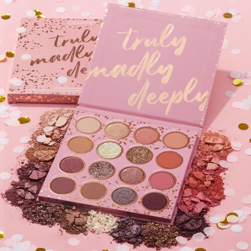 COLOURPOP TRULY MADLY DEEPLY PRESSED POWDER PALETTE