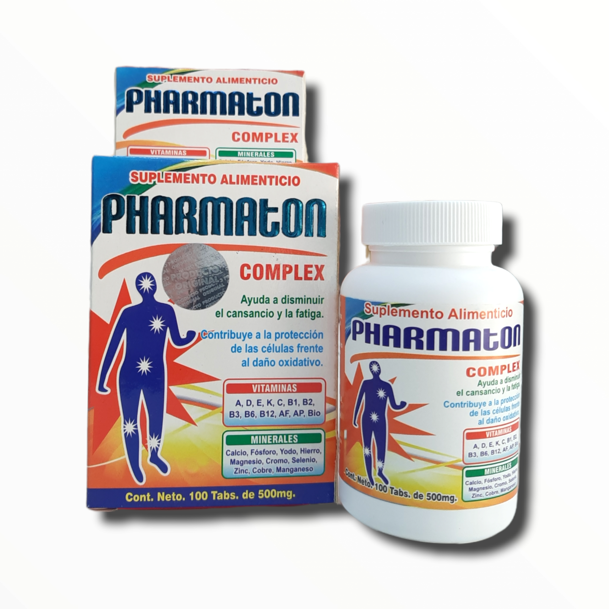 TAB PHARMATON COMPLEX C/100 LA FUERZA DE LA SALUD