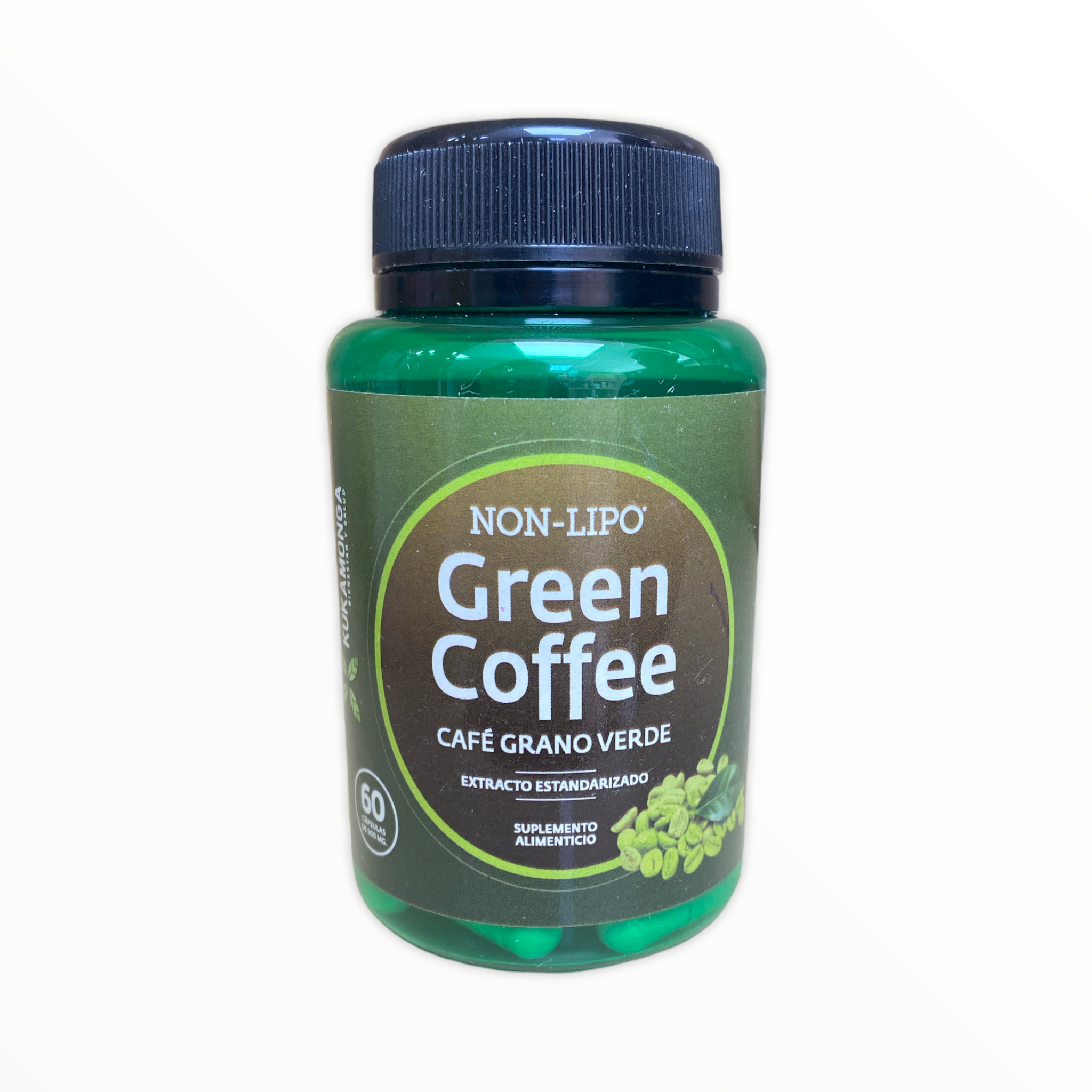 CAP GRANO DE CAFE VERDE KUKAMONGA  C/60 CAP