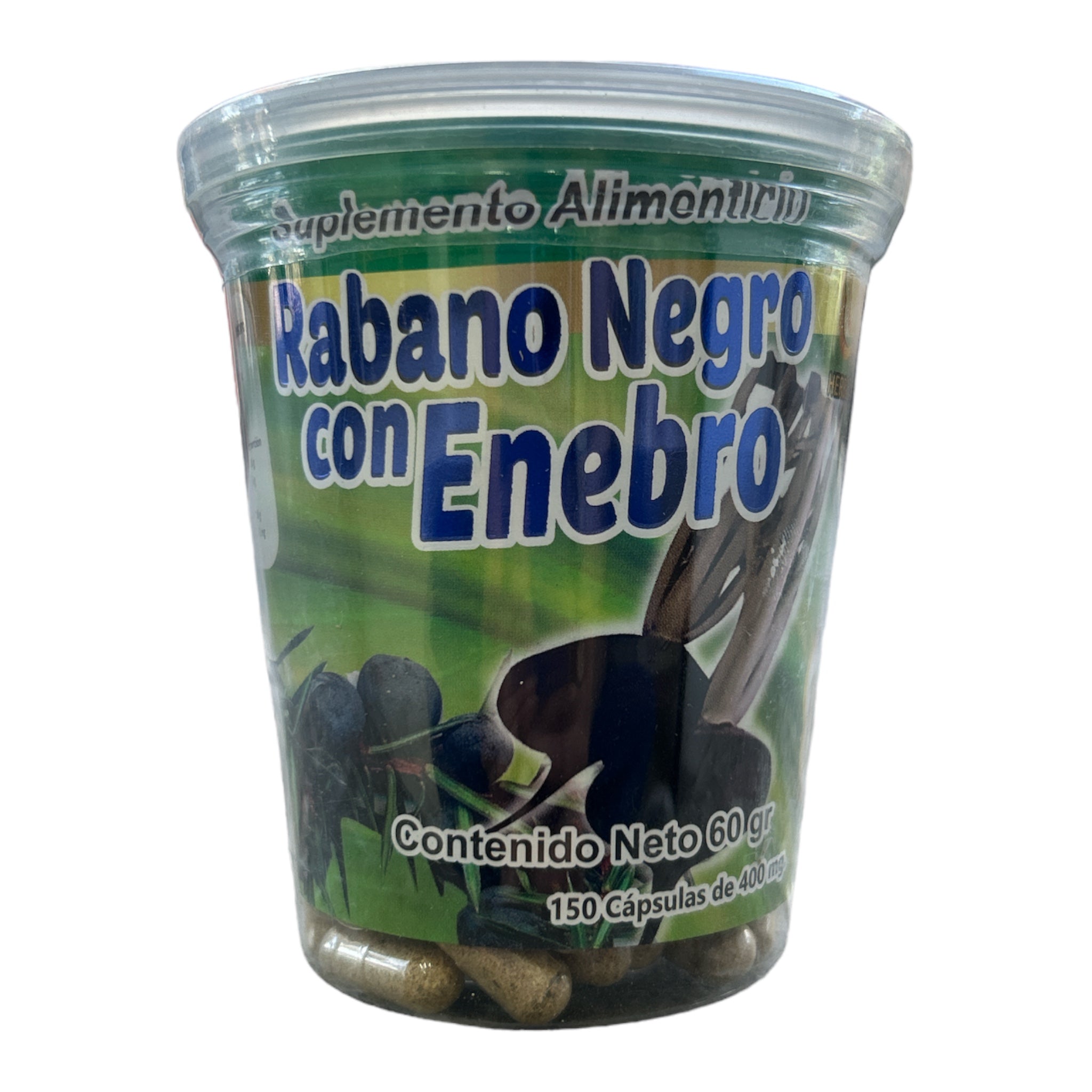 CAP RABANO NEGRO CON ENEBRO C/ 150 HERBOMEX