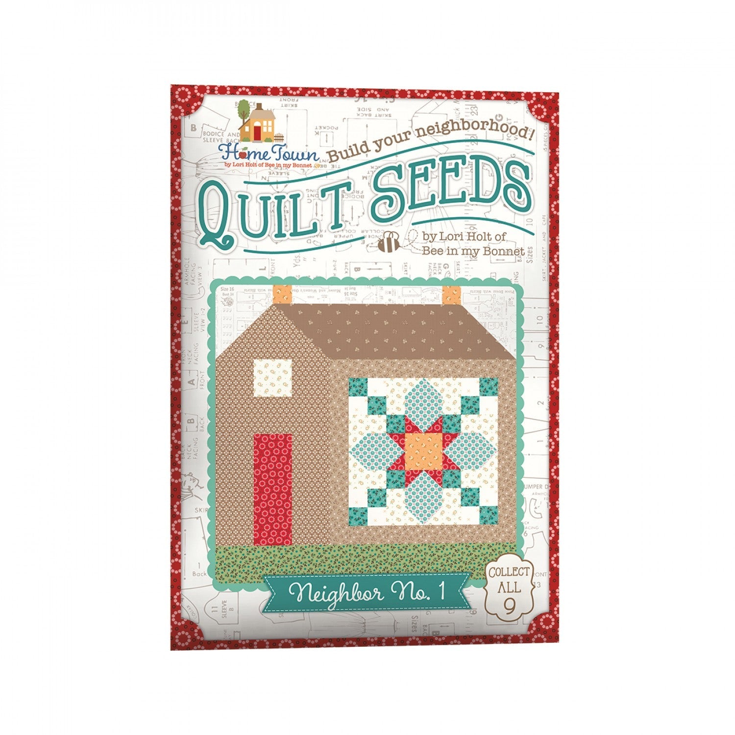 Patrón Semillas de Quilt de Lori Holt - Vecino de Mi Pueblo No. 1