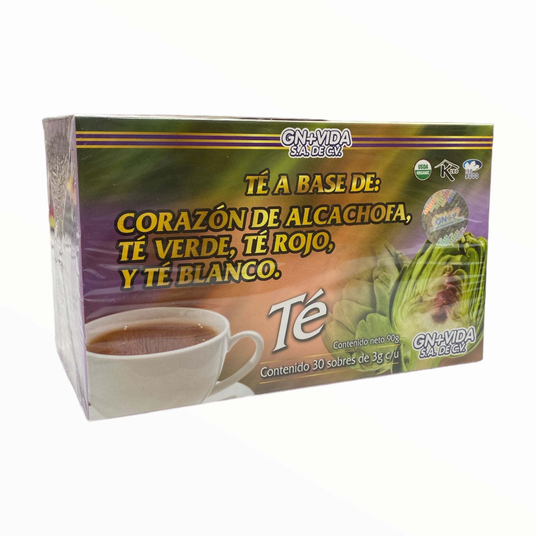 TE ALCACHOFA C/30 SOBRES GN+VIDA