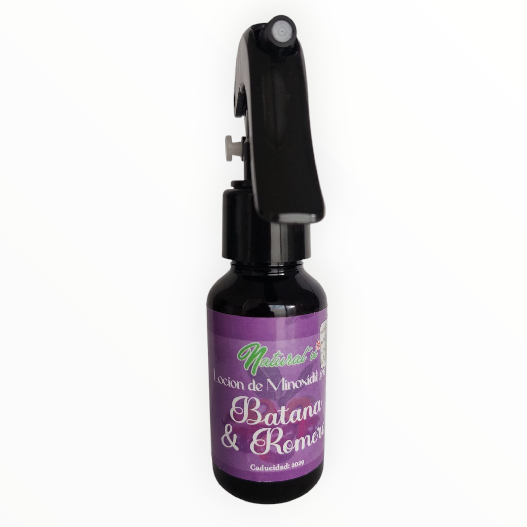 LOCION MINOXIDIL 8% BATANA Y ROMERO C/60 ML NATURALU