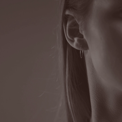 Arete Arracada Ligera Para Mujer Lisa De Plata Ley 925