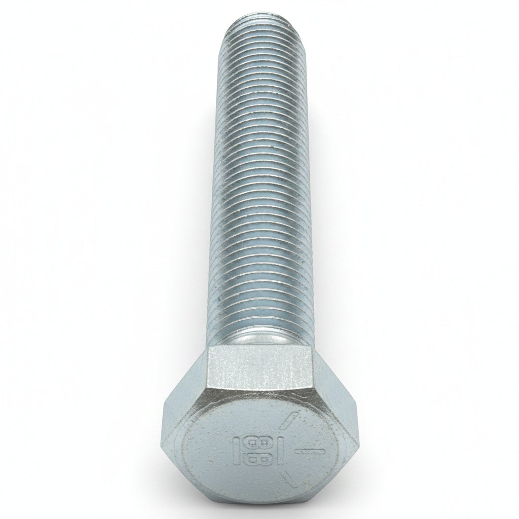 Tornillo Hexagonal 1"-8 UNC x 6" Zincado Rosca Completa
