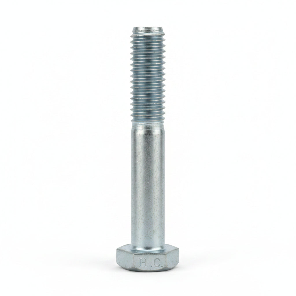 Tornillo Hexagonal SAE Grado 5 5/16"-18 UNC x 2-1/4" Zincado