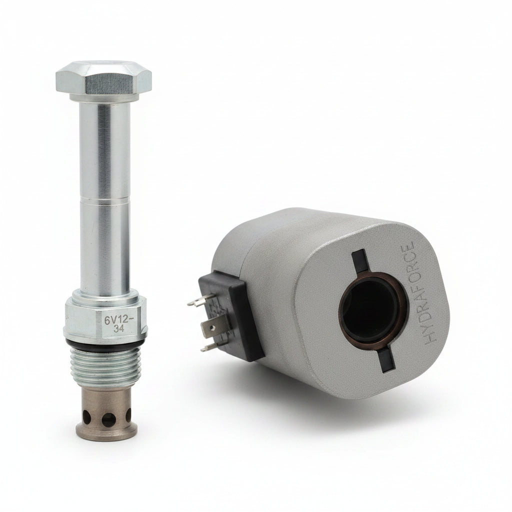Válvula Direccional Hidráulica de Solenoide HydraForce SV12-34