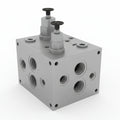 Bloque Colector Hidráulico Ensamblado con Válvulas Sun Hydraulics