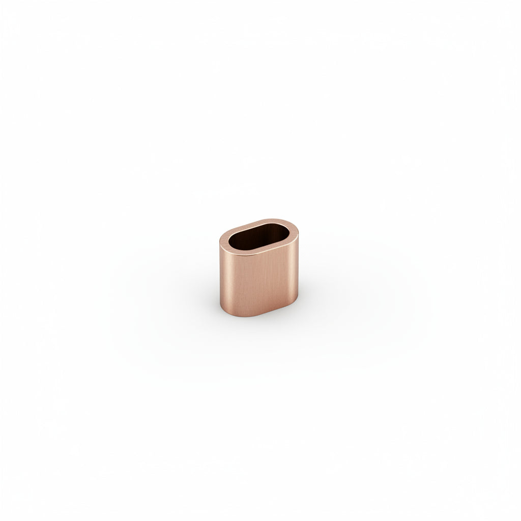 Manguito de Compresión Ovalado Nicopress 168-4-VG para Cable de Acero Inoxidable 1/8"