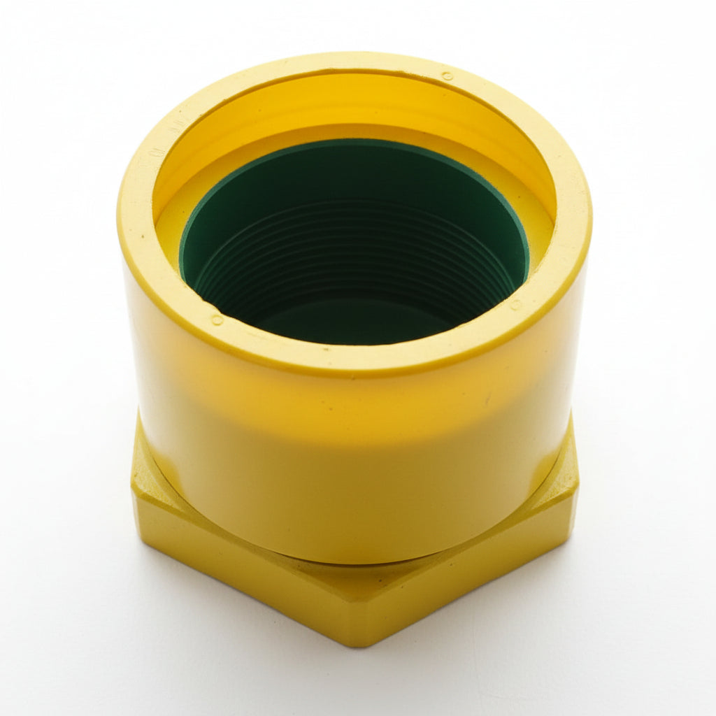 Tapón Hexagonal Roscado Hembra 2-1/2" NPT de Acero Forjado ASTM A105