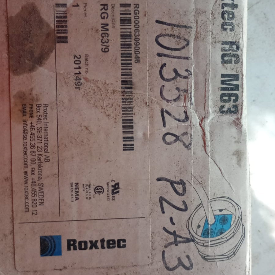 Pasacables Roxtec RG M63/9 Multidiameter™ para Hasta 4 Cables