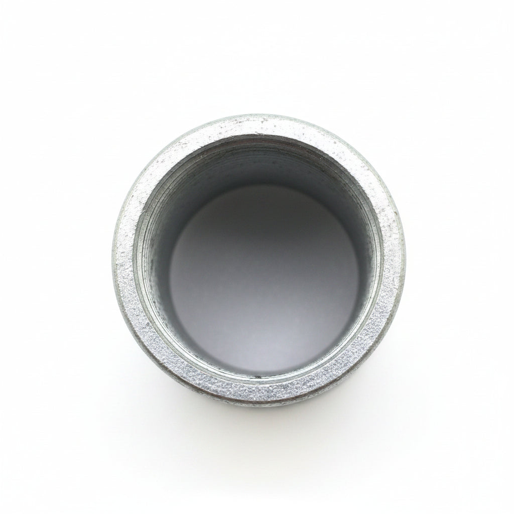 Cople de Acero Galvanizado de 2" para Conduit Rígido Roscado