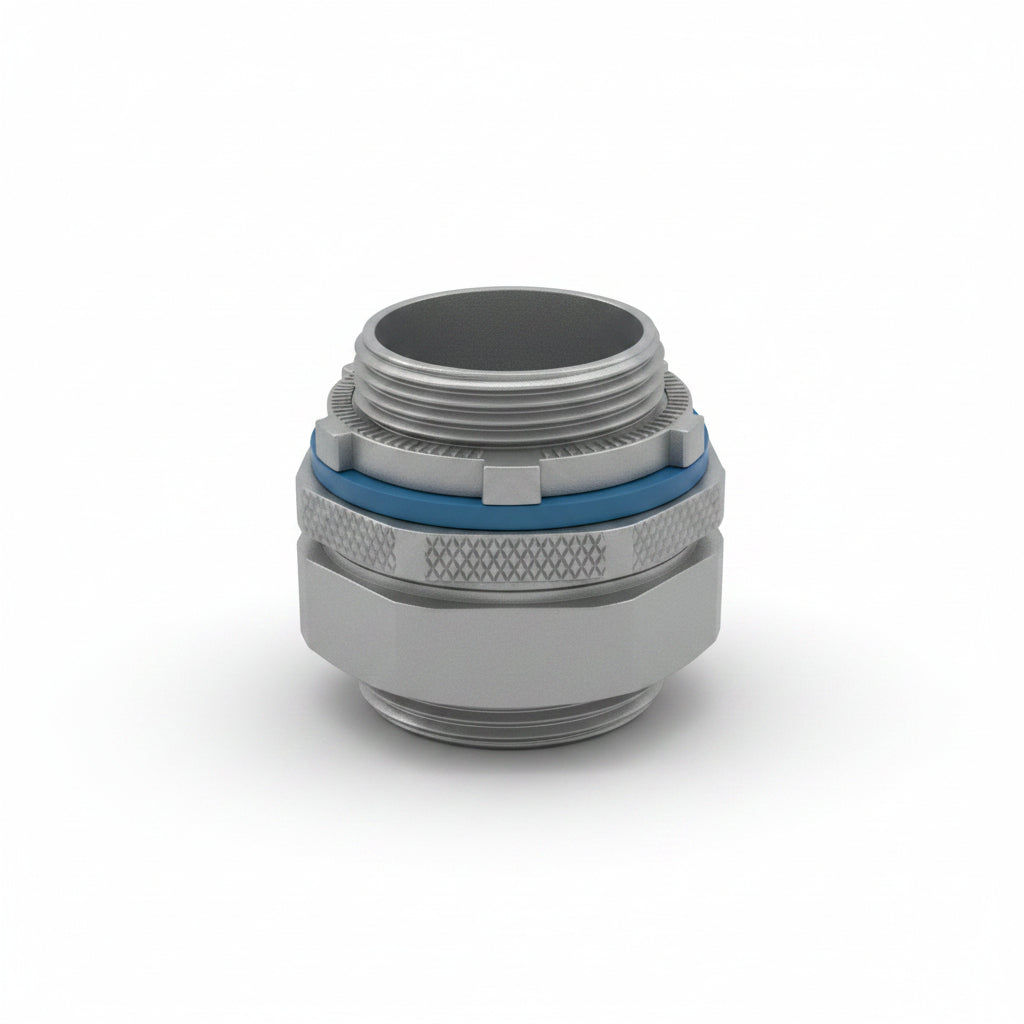 Conector Recto Liquid-Tight Metálico 1-1/4" para Conduit Flexible