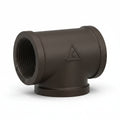 Tee Recta de Hierro Negro 3" NPT Conexión en T