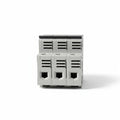 Portafusibles Wöhner AES 3x38 3 Polos 32A 690V