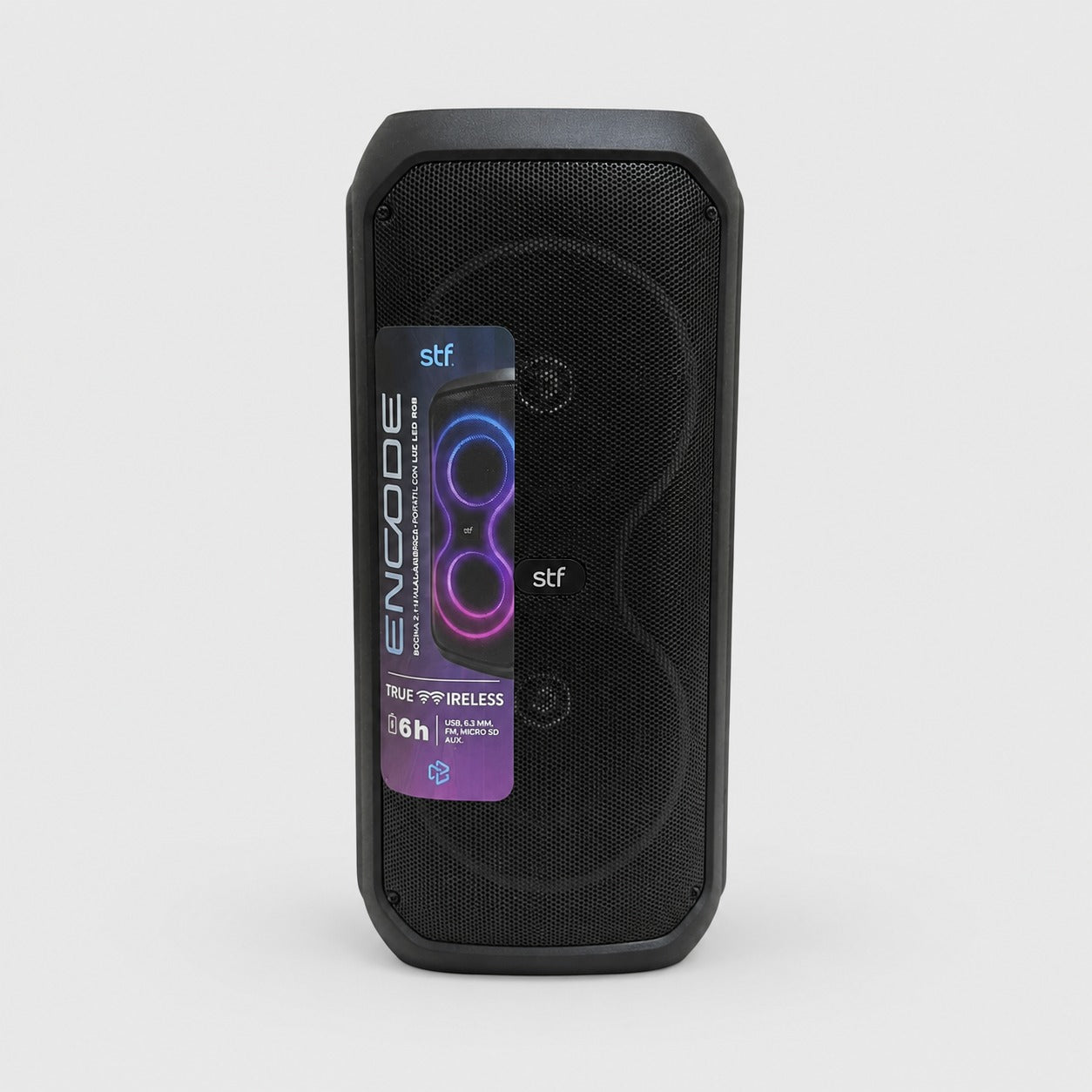 STF Encode Bocina 4"x2 Inalámbrica con Luz LED RGB