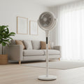 ATVIO Home Circulador de Aire DC 8" | Oscilación 3D, Luz Ambiente y Control Remoto