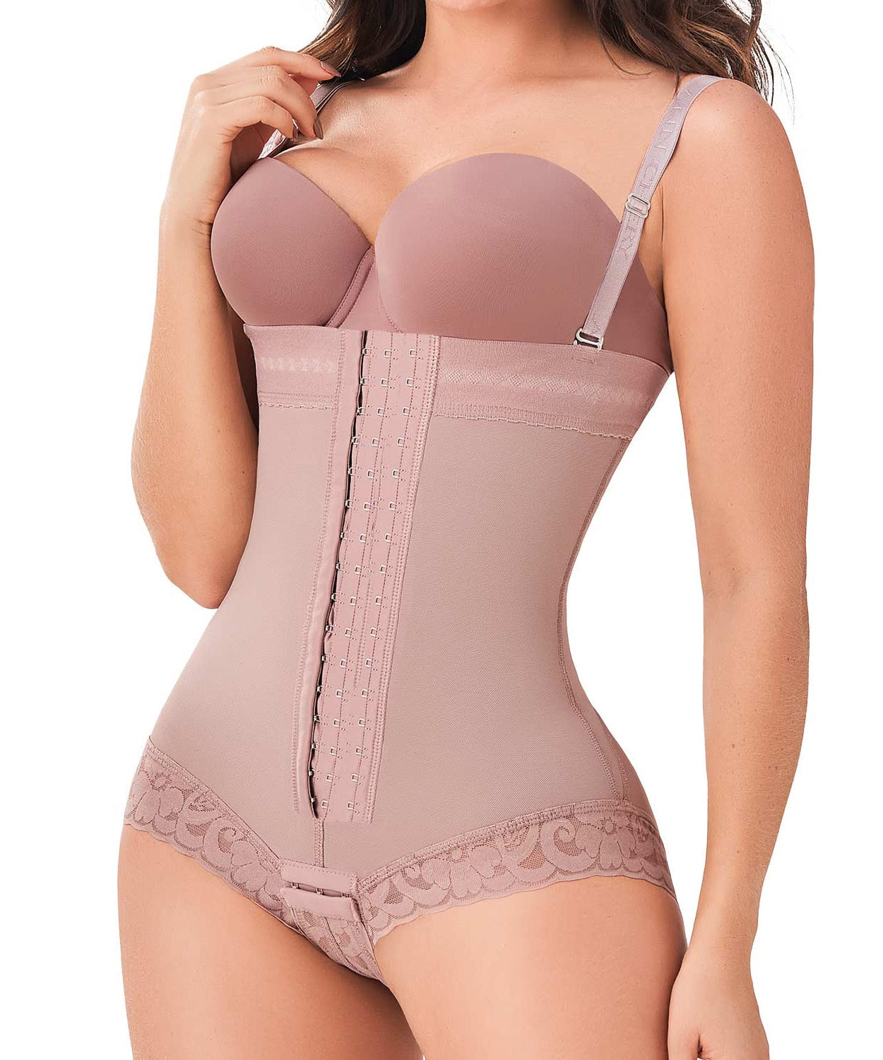 Faja colombiana tipo body panty con control abdomen – Ann Chery 3021