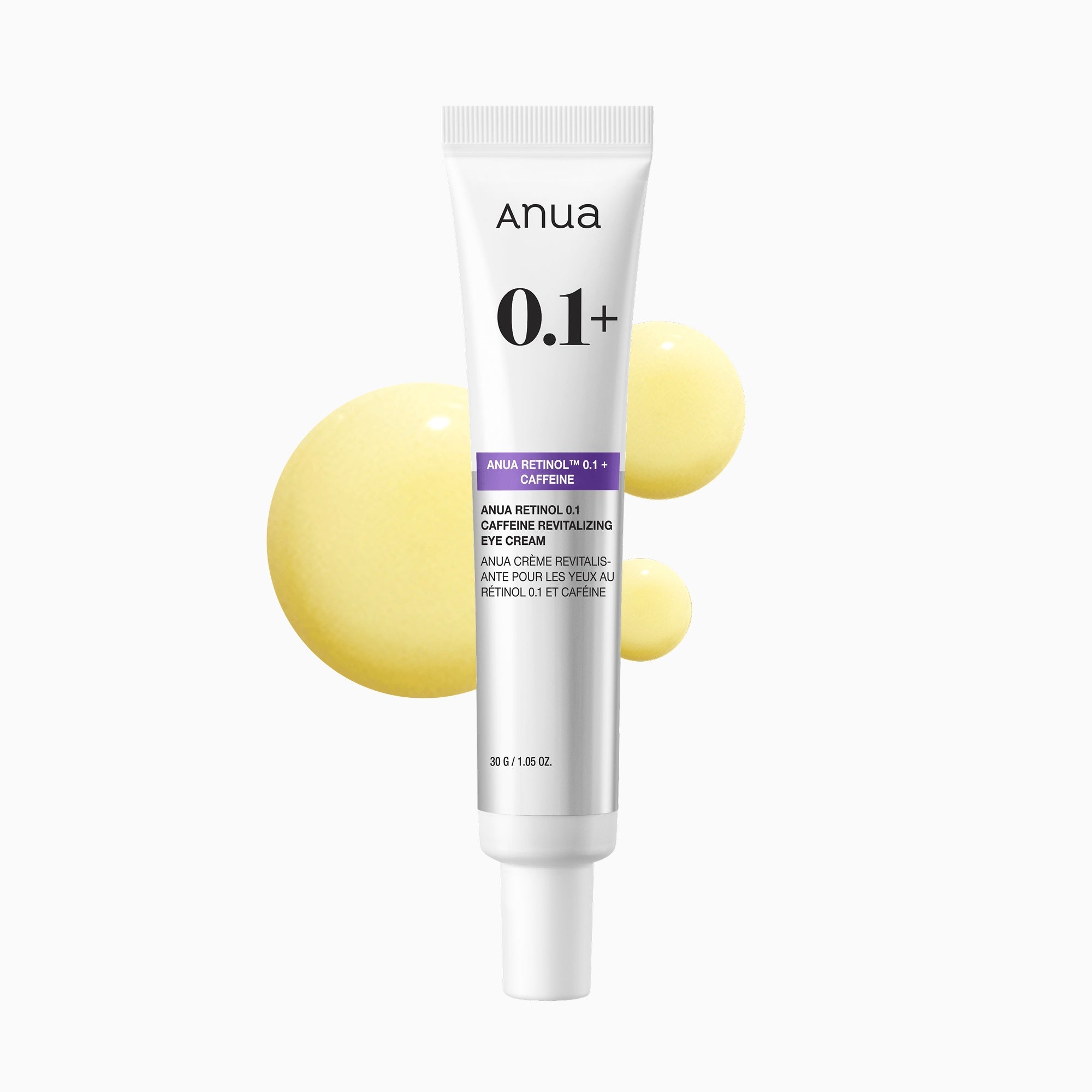 Anua - Retinol 0.1 Caffeine Revitalizing Eye Cream | Contorno de ojos 30 ml