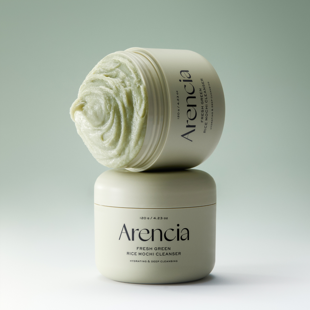Arencia - Fresh Green Rice Mochi | Limpiador facial 120 g