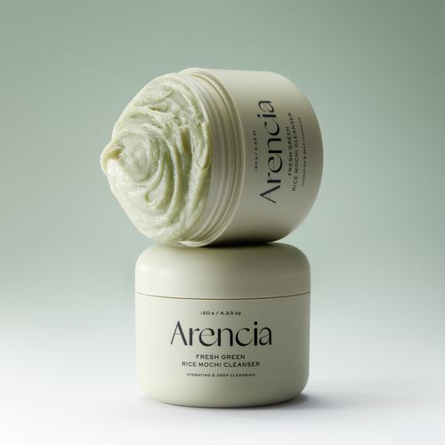 Arencia - Fresh Green Rice Mochi | Limpiador facial 120 g