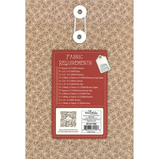 Patrón Semillas de Quilt de Lori Holt - Vecino de Mi Pueblo No. 6