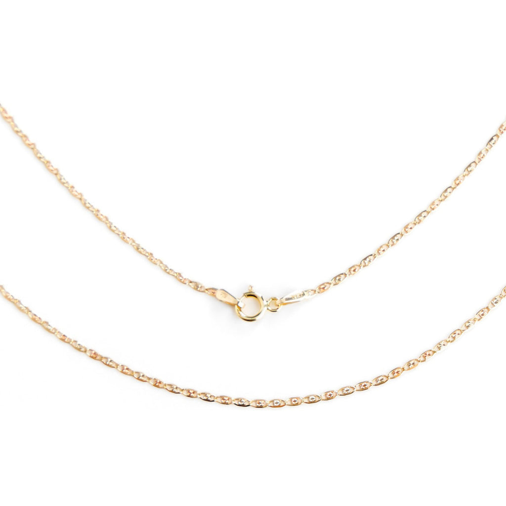 Cadena Valentino De Oro Italiano 10k, Calibre 2.3 Mm, 55cm