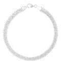 Pulsera De Plata 925 Armado A Mano Estilo Petatillo 18 Cm