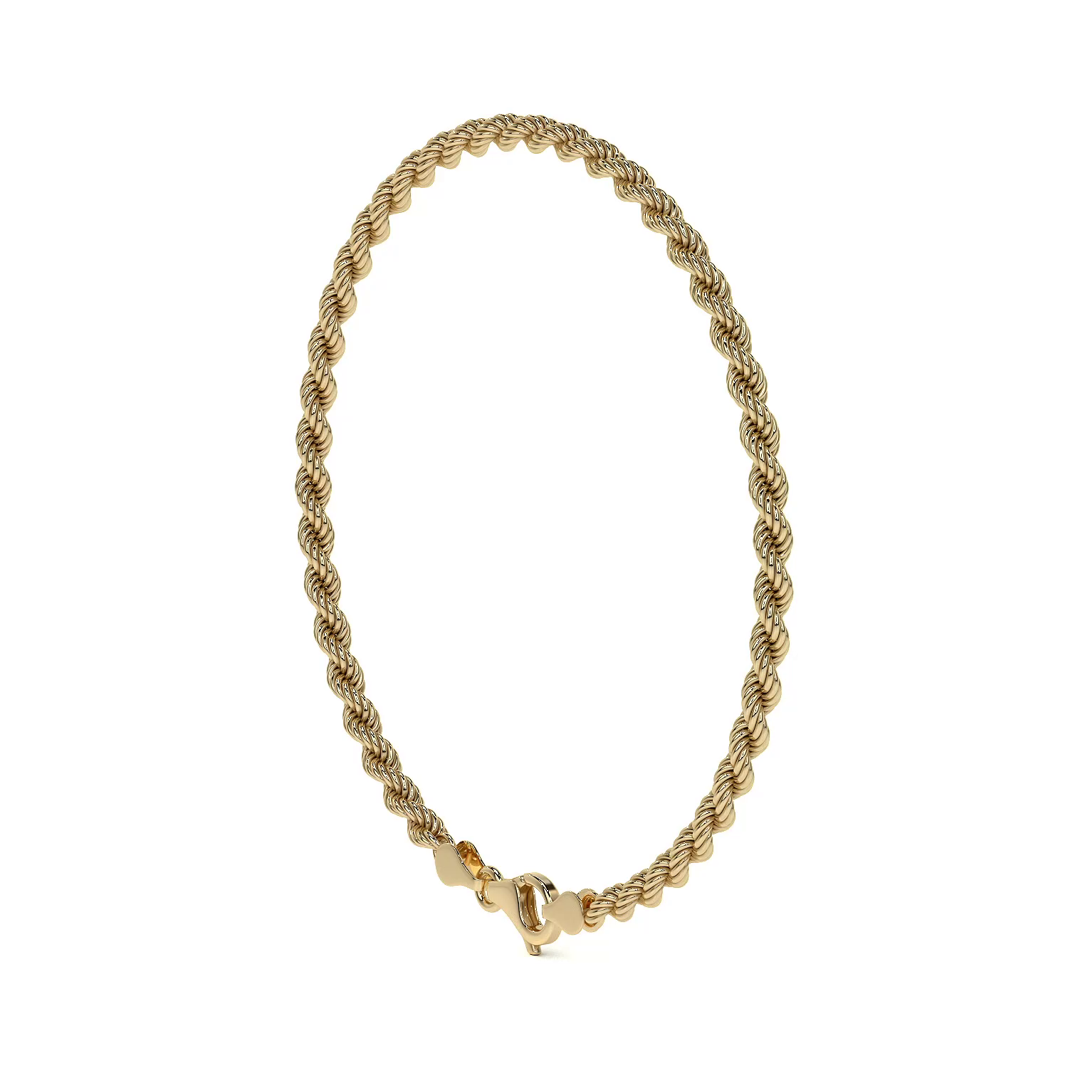 Pulsera de Oro 10K Estilo Torsal Italiano | Brazalete Elegante de Joyería Fina