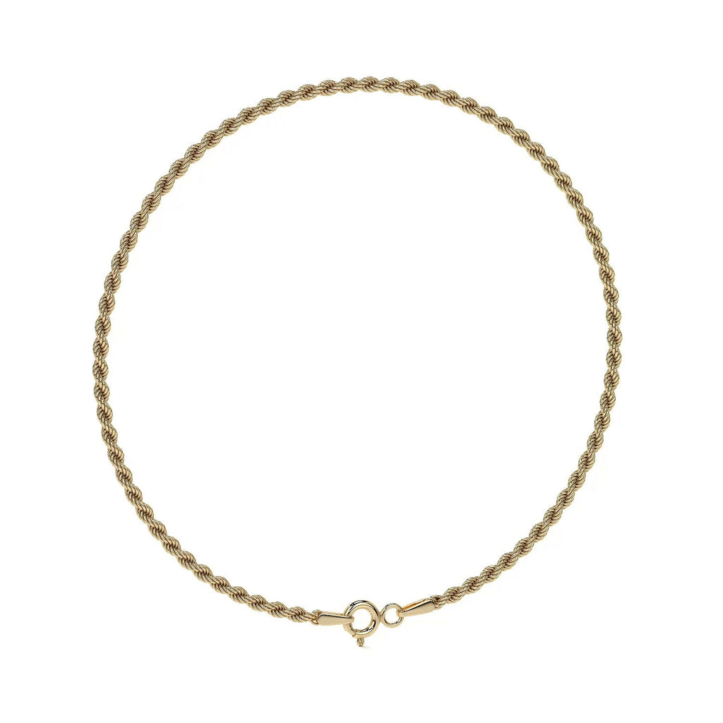 Pulsera de Oro 10K Estilo Torsal Italiano para Hombre y Mujer | Brazalete Unisex Elegante